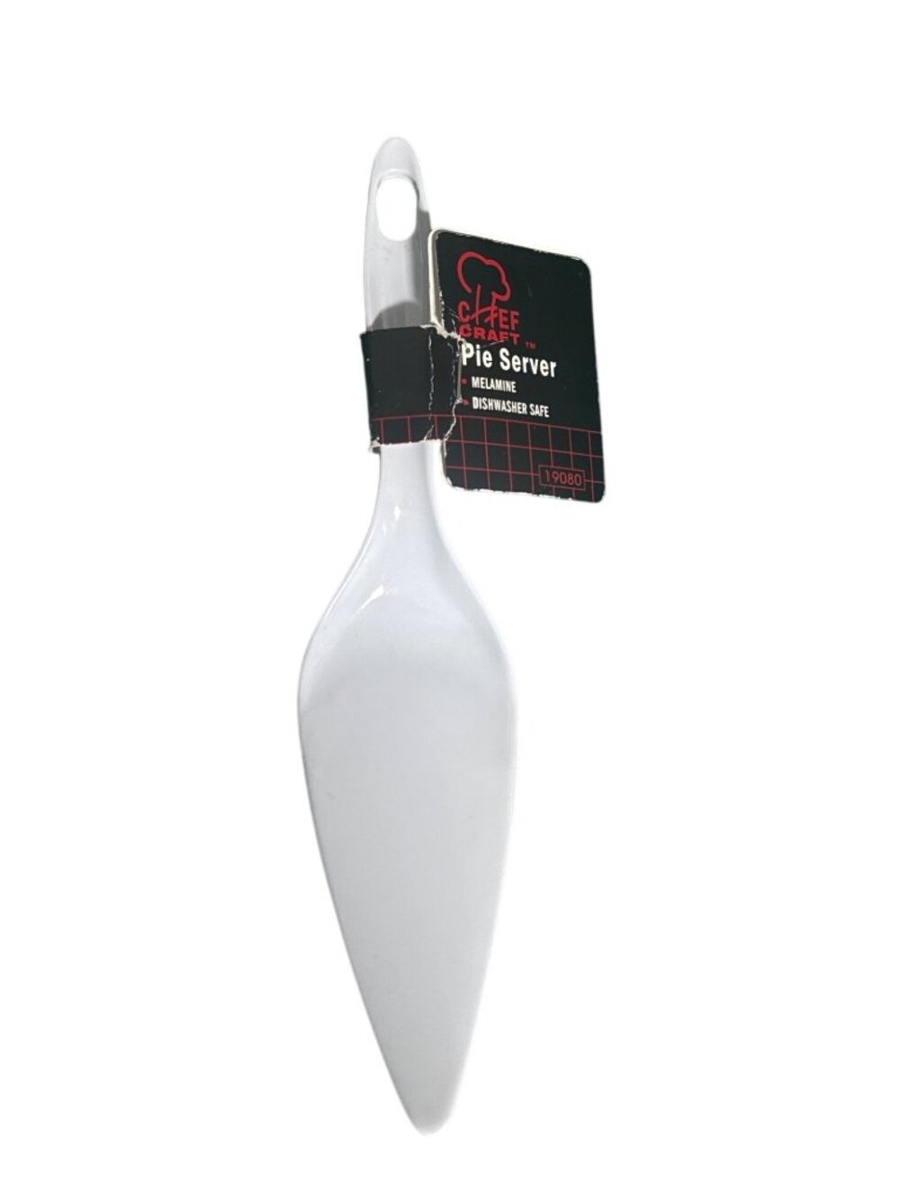 Chef Craft Pie Server Hard Plastic Dishwasher Safe White